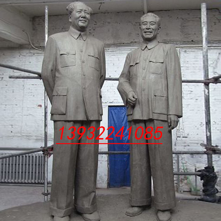 毛泽东雕塑校园摆件