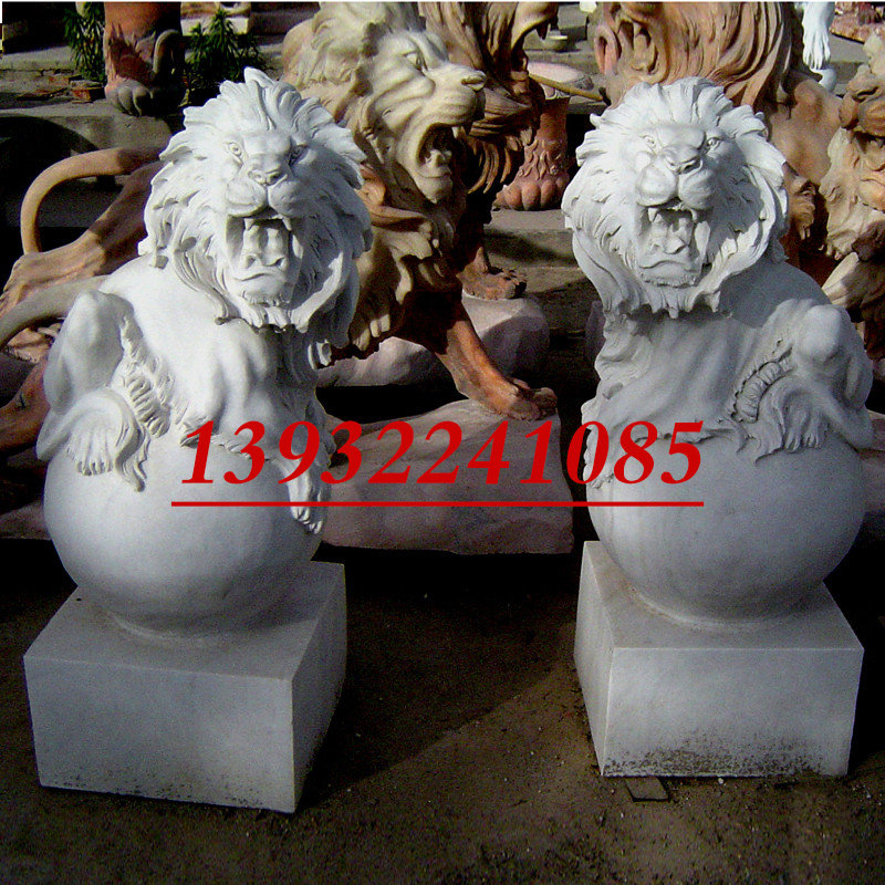 汉白玉狮子雕塑厂家直销